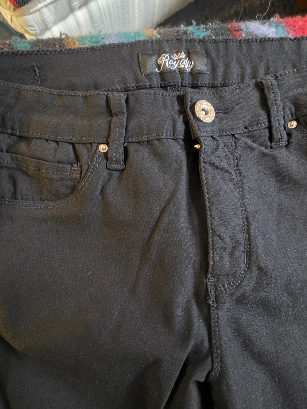 Royalty For Me Women's Black Jeans - Classic Straight Fit
